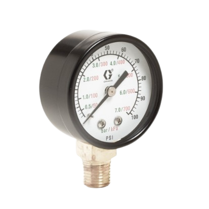 Graco 100960 Low Pressure Air Gauge – Part #100960